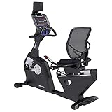 MAXXUS Ergometer 90R Pro - Liegend, bis 150 kg, mit LED Display, Pulsmesser, für Zuhause, Büro, 12 Trainingsprofile, Magnetbremse, 15 kg Schwungrad - Liegeergometer, Sitzergometer, Liegeheimtrainer