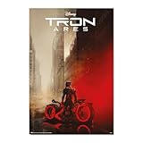 Grupo Erik Poster Kunstdruck Disney Tron Ares Poster Deko Wohnzimmer oder Deko Schlafzimmer - Deko Zimmer - Größe 61 x 91 - Offizieller Disney Merch Fanartikel