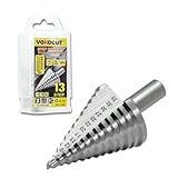 Stufenbohrer, Ø 5-35mm Kegelbohrer, Schälbohrer ideal für Metall, Stahl, Holz, Kunststoffe - 13 Stufen HSS Stufenbohrer Konusbohrer mit 10mm Schaft Stufenbohr HSS M2 Hochgeschwindigkeitsstahl