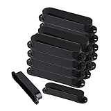 bqlzr schwarz Kunststoff geschlossen Shell Pickup-Kappen für E-Gitarre Tonabnehmer 30 Stück