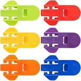 SmallCat Manueller Dosenöffner für Soda, bunte Kunststoff-Getränke-Schutzschilde, staubdichter Getränkeöffner für Bier für Grillen, Strand, Partys, 6 Stück