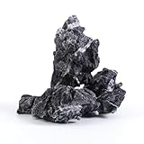 FISCAPE 4 Stück 2-6 Zoll natürliche Seiryu-Steine ​​Schiefersteine ​​für Aquarien, Terrarien, Paludarium, Vivarium, Reptilien- und Amphibiengehege