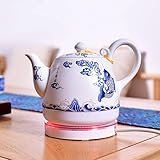 USMCPQVXN Elektrischer Wasserkocher 0,8L Wasserkocher, automatische Abschaltung, intelligente konstante Temperatur, schnelle Teezubereitung, Trockener Burnion-Kaffee, Zuhause, 1350 W/D/D