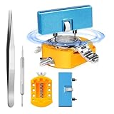 Einaus Uhrenwerkzeuge Batteriewechsel Set, Uhr Batteriewechsel Werkzeug Gehäuseöffner Uhrenwerkzeug Halterung Pinzette Uhrmacher Reparatur (Modell 1)