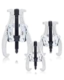 Orion Motor Tech Abzieher Werkzeug Lagerabzieher Lager Abzieher Satz Klauenabzieher 3-armig 75, 100, 150mm Außen-/Innenabzieher für Kugellager, Schiebezahnräder, Schwungräder, Fahrzeugräder