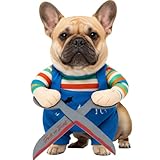 Hundekostüm Halloween,Halloween Kostüm Hund,Verstellbares Lustiges Cosplay Party Haustier Katze Hunde Kostüm (S)