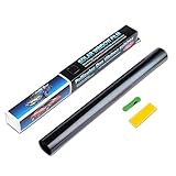 Tönungsfolie Auto 50 x 300cm 35% VLT Scheibentönungsfolie Auto, Sichtschutzfolie, Blockiert UV-/IR-Strahlen, Sonnenschutz, Kratzfeste Autofensterfolie, Heat & Glare