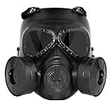 Paintball Maske, Anti-Beschlag Taktische Vollgesichts-Dummy-Gasmaske, Totenkopf-CS-Maske für Cosplay, Halloween, Wargame-Maskerade
