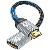 Nersligek HDMI Verlängerungskabel 0,5M, 4K HDMI Verlängerung Kabel Stecker auf Buchse Adapter Ultra Highspeed Ethernet UHD HDR ARC 3D Kompatibel mit TV Stick Roku Blu-Ray Xbox PS5 PS4 HDTV Laptop