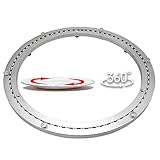 WORDFUN Runde Platte Plattenspieler Glatte Schwenkplatte Hochleistungs Aluminiumlegierung 360°Drehbare Für Esstisch TV Monitor, Fernsehtisch, Küchenregal (Size : 10 inches (250mm))