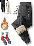 Oveallgo Magulo Unisex Thermohose Bleib Warm Und Trocken, Egal Bei Welchem Wetter, Unisex Thermo Hose Kuschelig Weich, Gemütlich (DE/NL/SE/PL, Alphanumerisch, XL, Regular, Regular, Jogginghose-Grau)