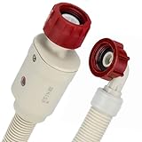 Kenekos - 1,5-3m Aquastop Schlauch für Waschmaschine Geschirrspüler inkl. Sicherheitsventil + Schmutzsieb, 3/4 Zoll Gewinde max. 90°C, Sicherheitszulaufschlauch, Zulaufschlauch Aquastopschlauch 2 m