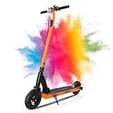 QnQ E Scooter, 2025 8 Zoll Faltbarer Roller, 500 W/20 km/h Motor, 15 km Reichweite, pannensichere Wabenreifen, Kinder und Jugendliche.