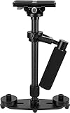 Schwebestativ Handstabilisator Mit Schraube Aus Kohlefaser Und Aluminium Mit Tasche für DSLR Kameras und Camcorder