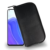 XiRRiX Handytasche für Smartphone 4XL 6,7' Größe - Modell 2.1 - universal Handyhülle mit Handschlaufe - Handy Hülle mit Reißverschluss - Tasche schwarz