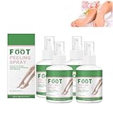 Hornhaut Entfernen Fuß, FußPeeling Spray,Extra Starkes Spray, Hornhautentferner,Foot Peeling Spray,Gegen Hornhaut & Risse,Fuß-Hornhautentferner-Spray,Fuß-Hornhautentfernungsspray FüR Fersenschwielen