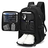 50L 60L 80L Groß Reiserucksack Herren,Erweiterbar Handgepäck Rucksack,17-Zoll Laptoptasche Arbeit Laptop Business Travel Backpacker Rucksack (80)