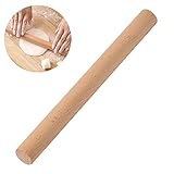 Nudelholz,Teigrolle,Nudelholz Zum Backen,Teigroller,Holz Nudelhölzer,Rolling Pin,Stabil,Langlebig,Stabiler Holz Küchenhelfer,Teigroller Als Backzubehör,Für Teig,Kuchen,Plätzchen,Kiuiom