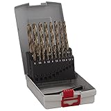 Bosch Accessories Professional 19tlg. Metallbohrer-Set HSS-Cobalt ProBox (für Edelstahl, Zubehör Bohrschrauber), Durchmesser: 1.0-10.0