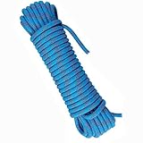 Treadstar Kletterseil、8mm-20m、Mehrzweckseil、Outdoor Cord、Feuer Fluchtseil、 Rettungsseil、Bootstauwerk、Ankertauwerk、 Dock Lines Autoschleppseil Hebezeug Takelseil、Sicherheitsseil（8mm-20Meter）