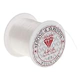 AWJUWHBJ 100 m/Rolle, unsichtbare Schnur, transparent, starker Draht für Girlande, Moos, Aquarium-Dekorationen, Heizung, Lichtthermometer, Kies, Sandfilter, Aquariumfilter, Licht