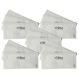 vhbw 15x Staubsaugerfilter kompatibel mit Miele S 2000 - S 2999, S 242 - S 256i, S 227 - S 240i Staubsauger - Abluftfilter Weiß