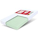 FDM Matratze 80x160 cm Härtegrad H3 Höhe 12 cm Kindermatratze Doppelseitige Schaumstoffmatratze Polyurethanschaum Hypoallergenem Waschbarem Premium-Bezug Oeko-Tex PICCHI