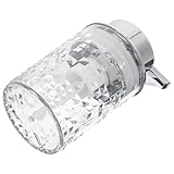 Sosoport Durchsichtiger Schaumseifenspender für Bad und Küche Pumpspender aus Kunststoff Ergonomische Schaumseifenflasche für Gesichtsreiniger Handseife und Duschgel