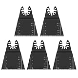 5 Stück 65 Mm Oszillierendes Sägeblatt, Präzises Japanisches Zahnholz-Kunststoff-Schneidwerkzeug, Klinge aus Kohlenstoffstahl für Heimwerker-Schneidarbeiten