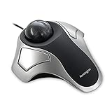 Kensington Orbit TrackBall, Kabelgebundene ergonomische TrackBall-Maus, 40 mm Kugel, Kompatibel mit Windows & macOS, für Rechts- und Linkshänder, Silber/Grau, 64327EU