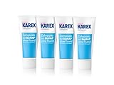 Baby KAREX Zahnpasta - 4 x 50 ml - Der ideale Einstieg ins Zähneputzen - Für Babys von 0-2 Jahren - reinigt sanft, mit BioHAP und ohne Fluorid