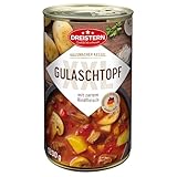 DREISTERN Gulaschsuppe 1200g – XXL Fertiggericht mit Rindfleisch & Kartoffeln – Herzhafter Eintopf – Hausmacher Qualität, lange haltbar & schnell zubereitet