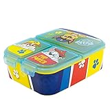 Stor BROTDOSE MIT MEHREREN FÄCHERN | PAW PATROL PUP POWER, Bunt