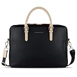 bugatti Ella Businesstasche 15', Aktentasche aus Kunstleder mit Laptopfach, schwarz