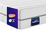 Traumnacht Basis orthopädische 7-Zonen Kaltschaummatratze für alle Schlaftypen, Härtegrad 4 (H4 - fest), 140 x 200 cm, weiß, Öko-Tex zertifiziert, produziert nach deutschem Qualitätsstandard