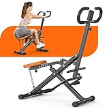 Dskeuzeew TOTAL Crunch Fitnessgeräte AB Booster Bauchtrainer Trainingsgeräte für Bauch Arme Beine Rücken und Gesäß Heimtrainer