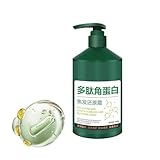 Keratin Hair Repair Cream, Polypeptide Hydrating Smoothing Treatment, Für Geschädigtes Haar, Intensive Feuchtigkeit Und Glanz, Leave In Conditioner (1pc, 300g)