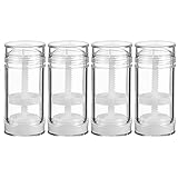 4 Stück Twist-up Deodorant Tube Runde Form Boden Füllstab Leer Klar Nachfüllbar Roll-on Container Deodorant Tuben Lippenbalsam Tuben Für DIY 50ml