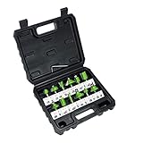 12 Stück 1/4 Zoll Schaft Router Bits Set Hartmetall Holzbearbeitungswerkzeuge für Heimwerker und Heimwerker