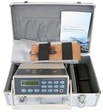 CHI-ENTERPRISE - Detox Ion Cleanser | Galvano-Set LZ-K603 | Hydro-galvanisches Therapiegerät im Alu-Koffer | Elektrolyse-Gerät für Fuß- und Ganzkörper-Bad | Hüftwärmegurt mit Infrarottechnik