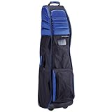 INLINE Travel-Cover / Reisebag für Flug - mit gepolstertem Kopfteil und orig. Inline-Skate-Rollen - schwarz/blau