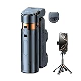 Telefonstativständer, 360 ° Selfie -Stickstativ, tragbares Mobiltelefon -Stativ, Selfie -Stativ, Telefonhalterstativ, Mobiltelefon -Selfie -Stick -Stativ für Livestreaming, Videoaufnahme, Dreharbeiten