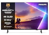 Philips Ambilight 55PUS8500 4K LED Smart TV – Display 55 Zoll mit Pixel Precise Ultra HD, Titan OS und Dolby Atmos Sound, kompatibel mit Alexa und Google Sprachassistenten