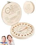 KGDUYC 1 Stück Baby Beißring Box, Beißring Box, hölzerne Beißring Box für Mädchen und Jungen, hölzerne Stehbeißring Box, Baby Aufbewahrungsbox, Erinnerungsbox, Baby Geburt Geschenk