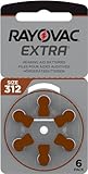 Rayovac Extra Advanced mit Active Core Technology, Neuste Generation an Hörgerätebatterien, Größe 312