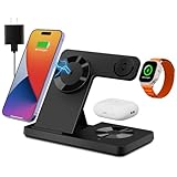 3 in 1 Wireless Charging Station Magnetisch für Magsafe iPhone 12-16 Series Ladestation für mehrere Geräte, Mag-Safe Wireless Charger Halterung für Apple Watch 2-10