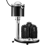 VEVOR elektrischer Gläserspüler Glasreiniger mit 5 Bürsten für Bars, 600 Tassen/h Weinglas-Reinigungsmaschine, Gläserspülmaschine für Sektgläser Bierkrüge Becher, perfekt für Bars Cafés