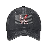 Herren Dame Cowboy Kappe Ich Liebe Tunesien Karte Flagge Trucker Kappe Lustig Papa Hut Verstellbar Sonnenmütze Für Outdoor Baseball Wandern