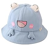 hgfcdd Unisex Kleinkind Sonnenhut Lovely Frosch Kinder Sonnenhut Schutz vor Sonnenlicht Leicht zu tragen Outdoor Sport Strand Reisen Mädchen Alter 2-4 Jahre Grün