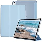 HTGGHG Smart Case für iPad Air 27,9 cm (11 Zoll) M3/M2 (2025/2024), 11 Zoll 5. / 4. Generation (2022/2020) mit mattem, durchscheinendem Hart-PC-Gehäuse, dreifach gefaltete Frontabdeckung